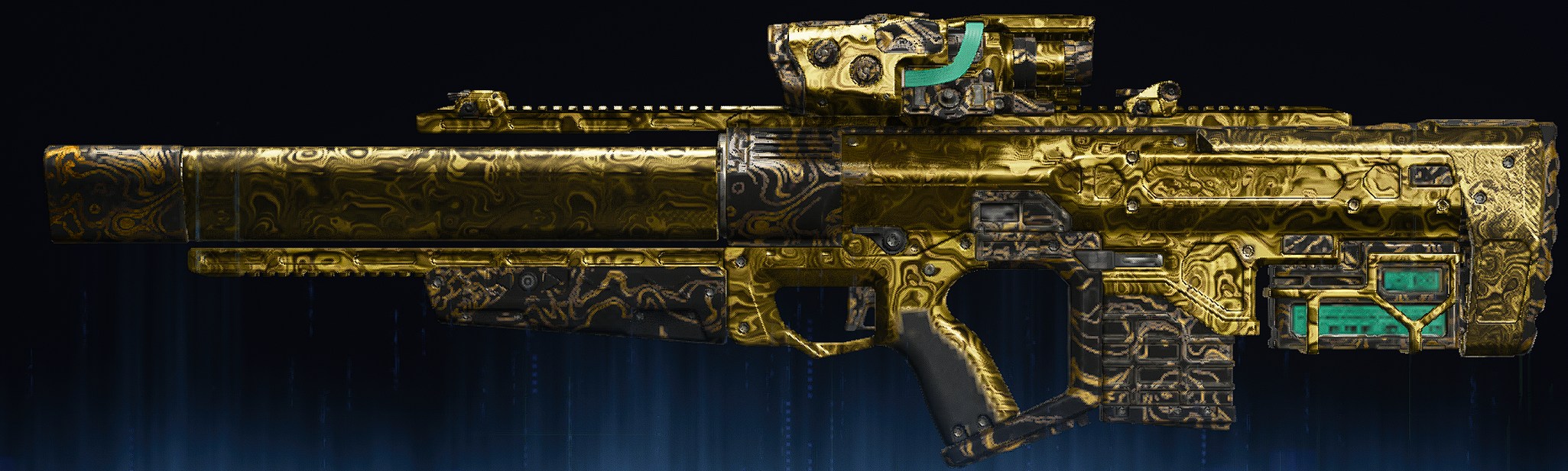 Rendu du camouflage Damas doré sur XR-3 Ion