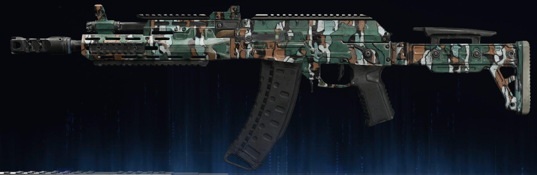 Rendu du camouflage Baumier sur AK-27