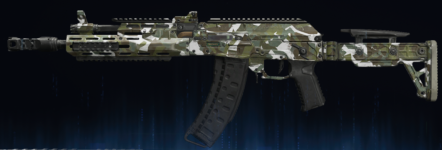 Rendu du camouflage Neige sur AK-27
