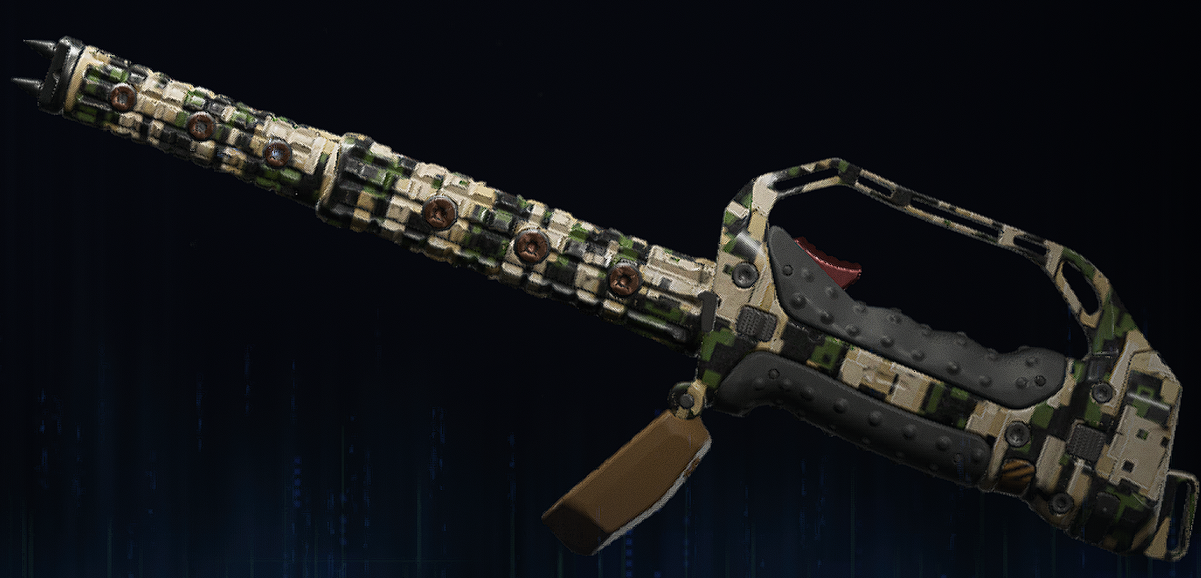 Rendu du camouflage Forêt numérique sur Flatline MK.II