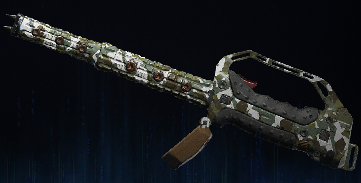 Rendu du camouflage Neige sur Flatline MK.II