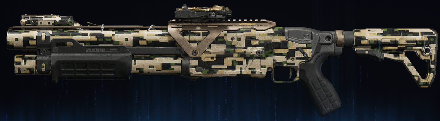 Rendu du camouflage Forêt numérique sur GDL Havoc
