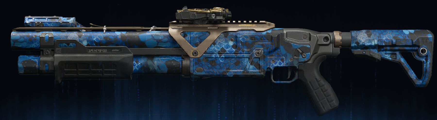 Rendu du camouflage Serpent saphir sur GDL Havoc