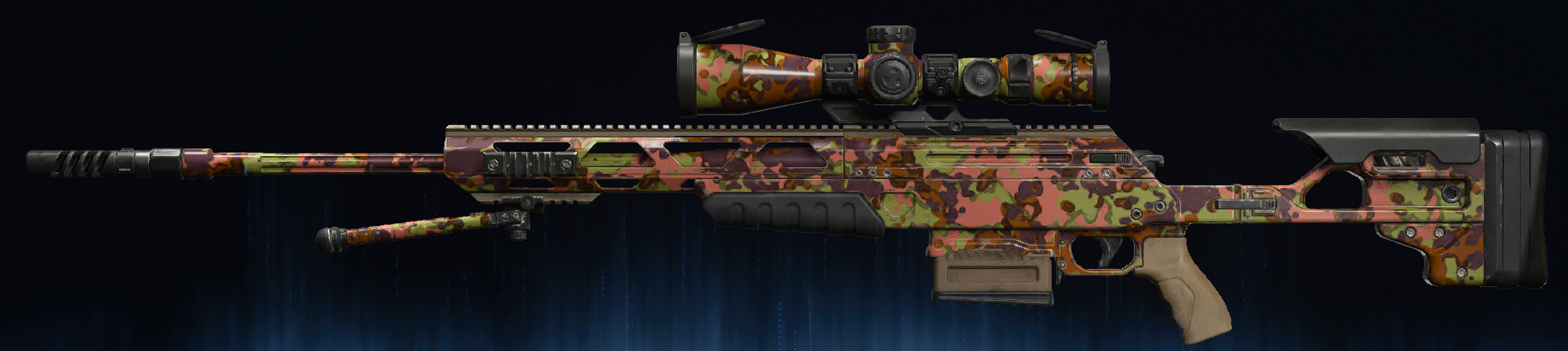Rendu du camouflage Automne sur Hawker HX