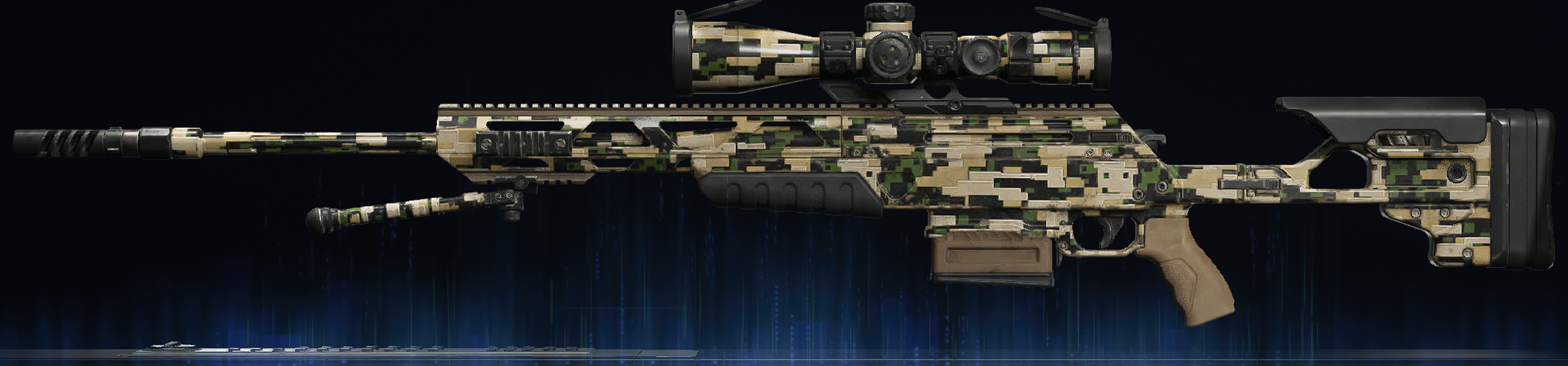 Rendu du camouflage Forêt numérique sur Hawker HX