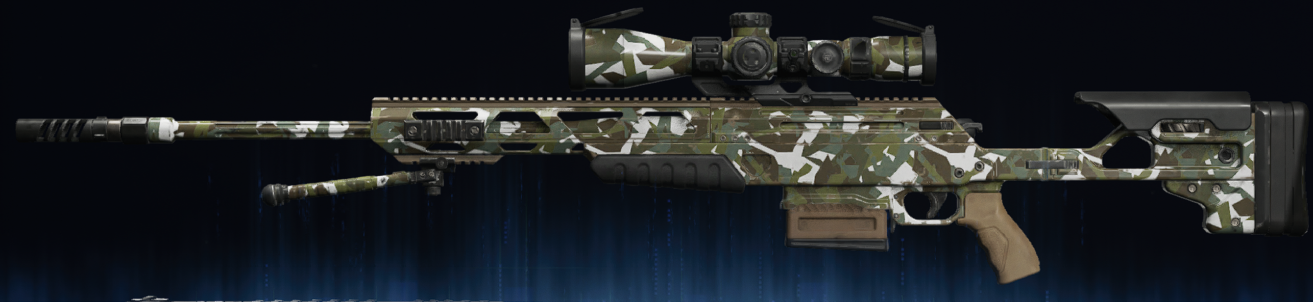 Rendu du camouflage Neige sur Hawker HX