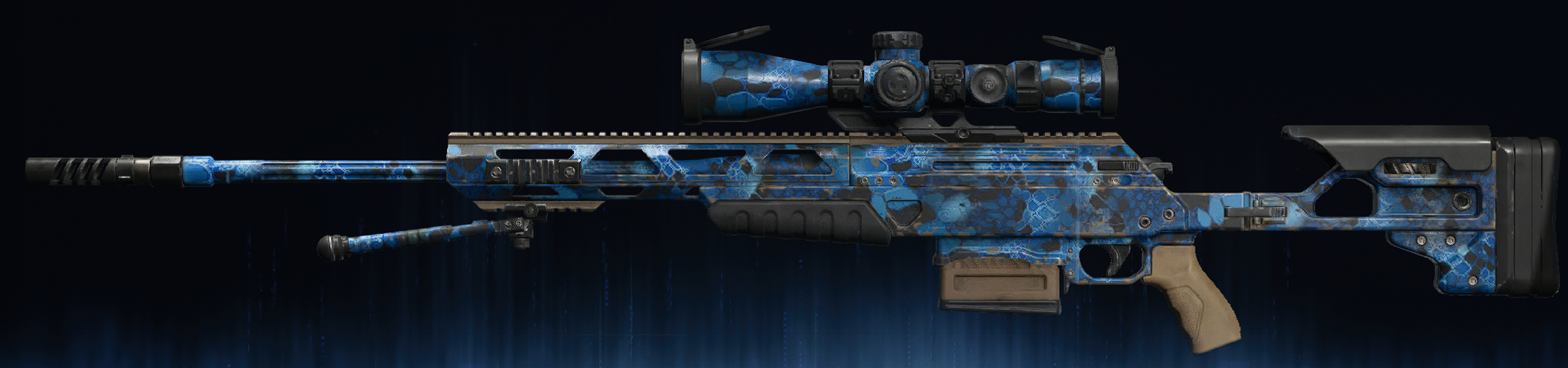 Rendu du camouflage Serpent saphir sur Hawker HX