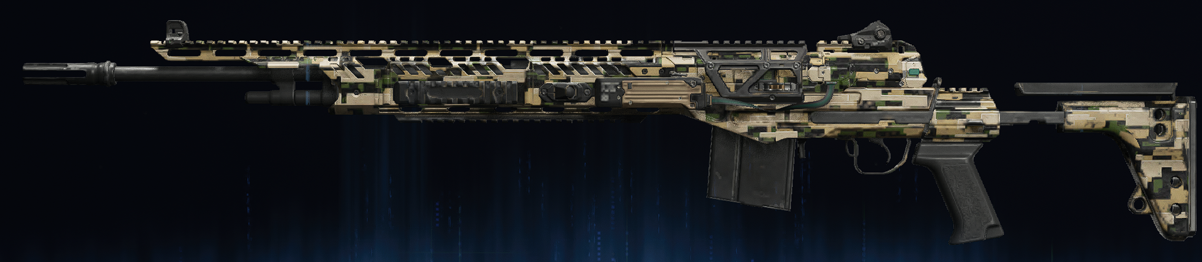 Rendu du camouflage Forêt numérique sur M34 Novaline