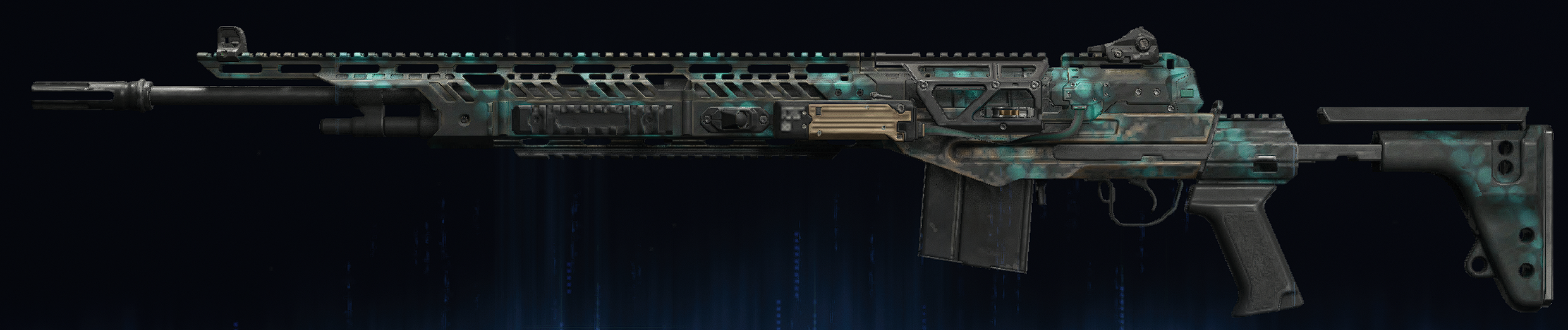 Rendu du camouflage Scintillement sur M34 Novaline