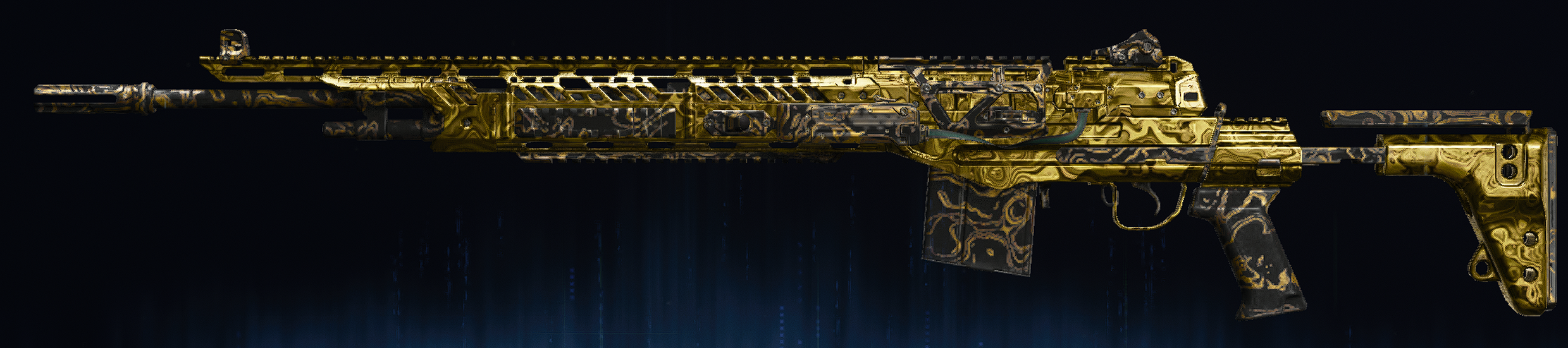 Rendu du camouflage Damas doré sur M34 Novaline