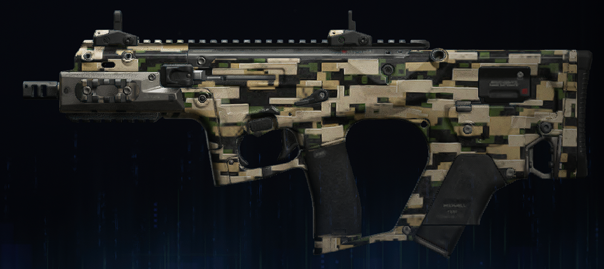 Rendu du camouflage Forêt numérique sur Razor 9mm