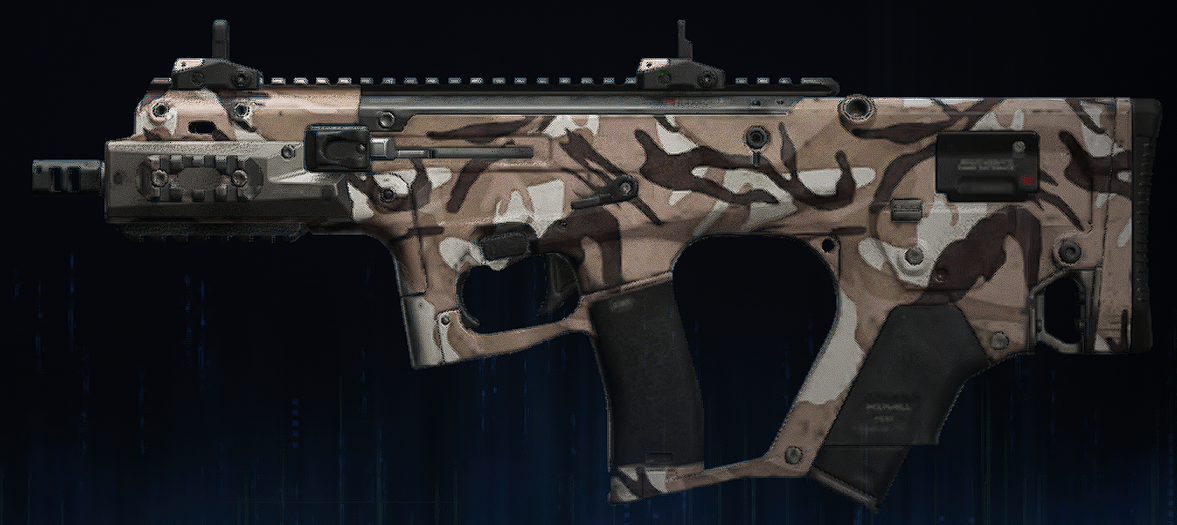Rendu du camouflage Aride sur Razor 9mm