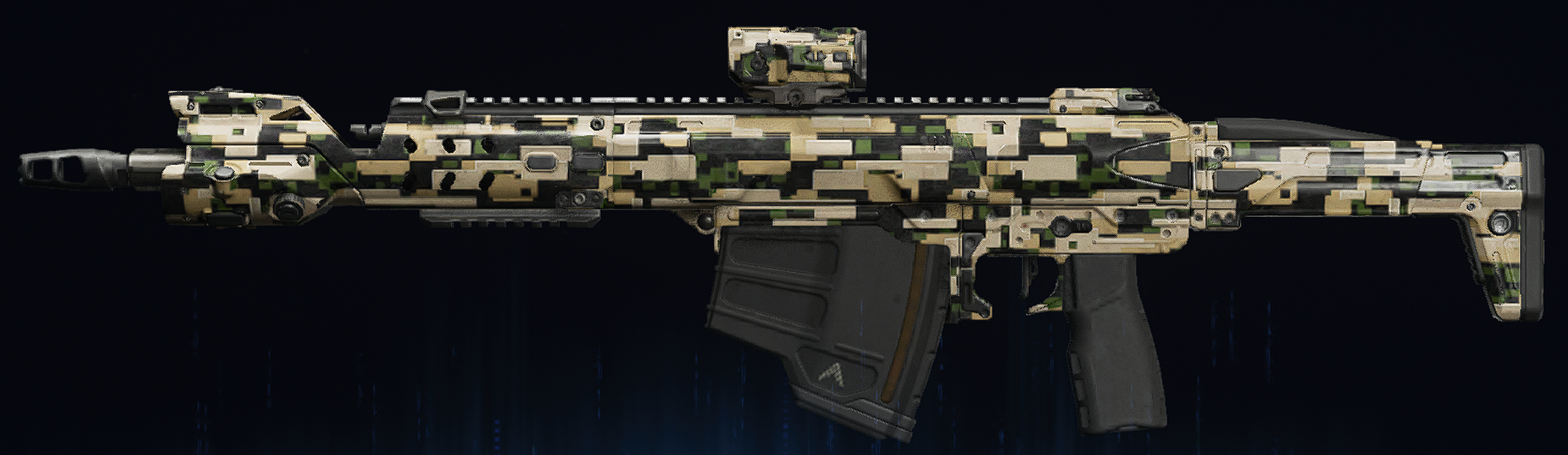 Rendu du camouflage Forêt numérique sur Grimhawk