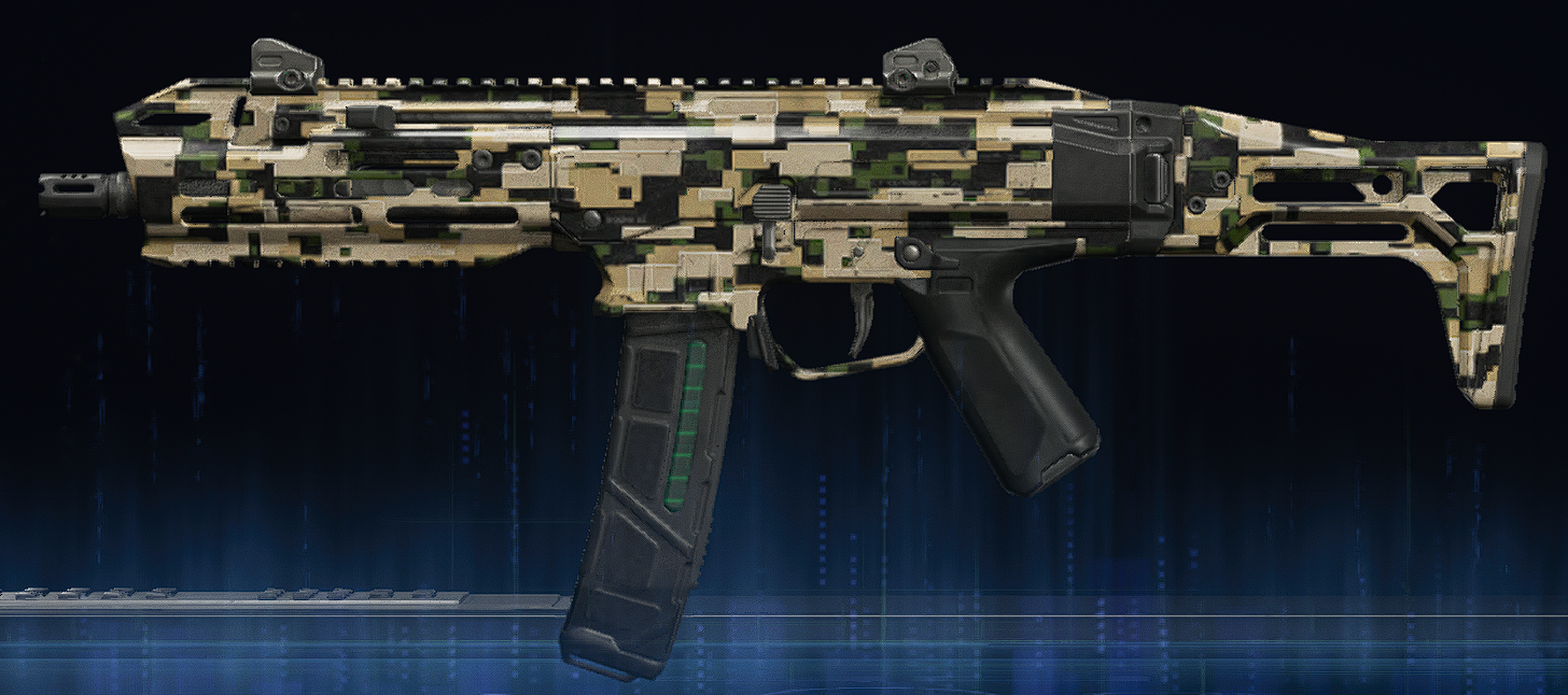 Rendu du camouflage Forêt numérique sur REV-46
