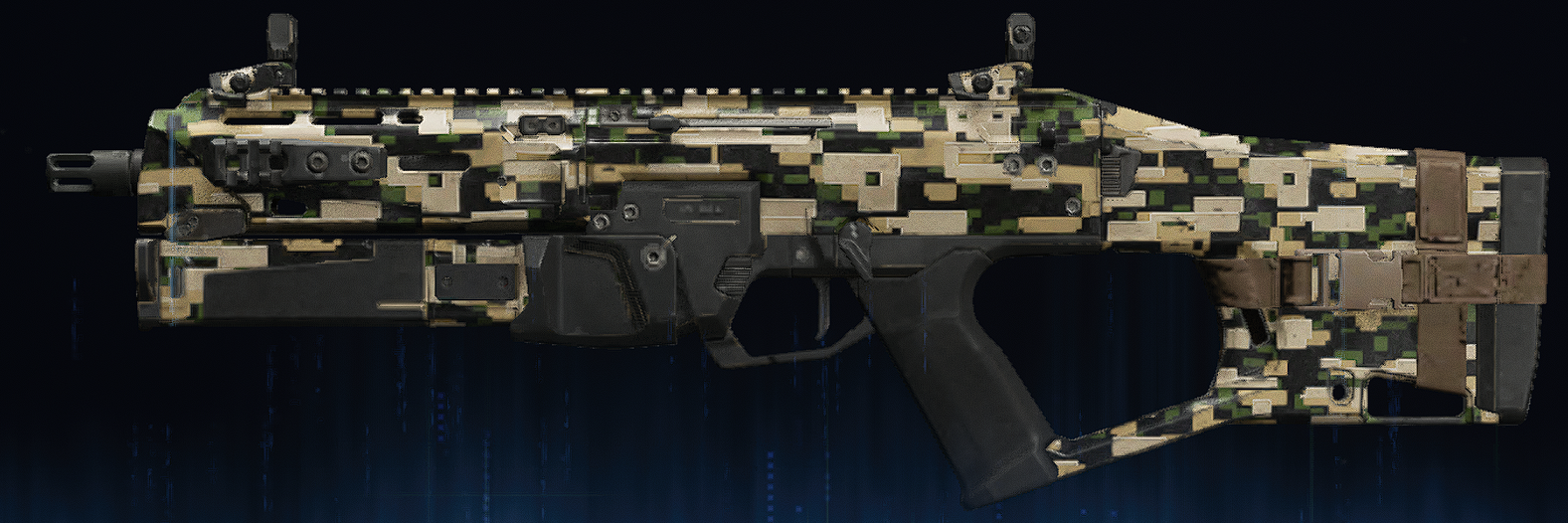 Rendu du camouflage Forêt numérique sur Dravec 45