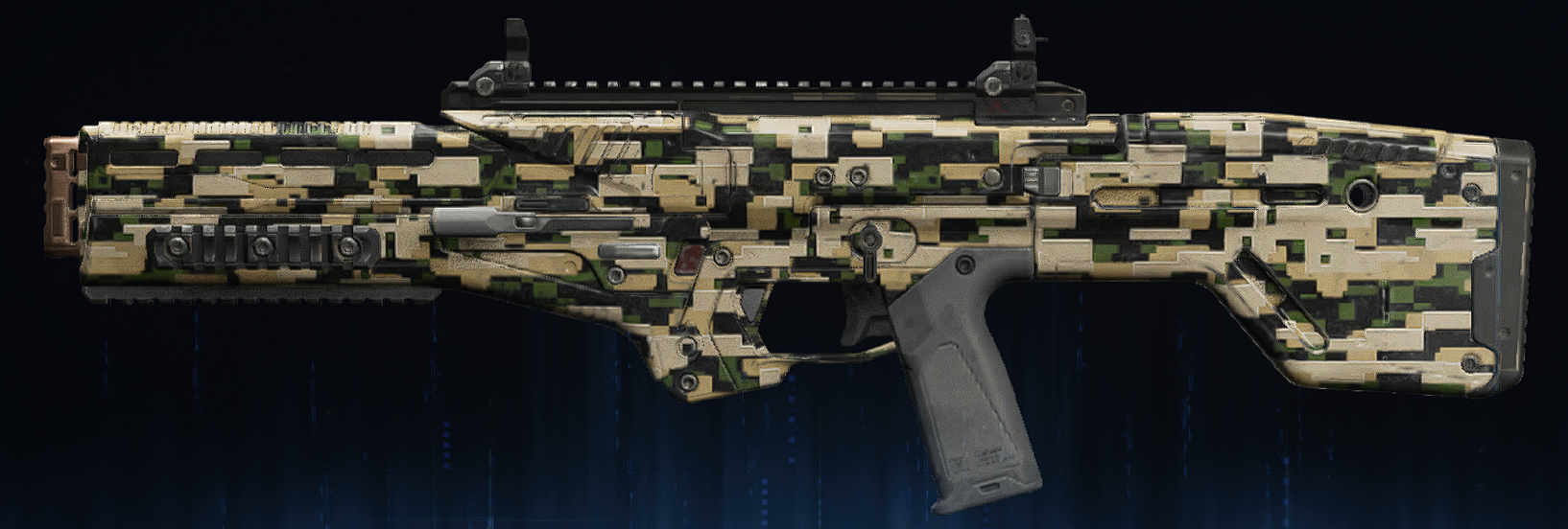 Rendu du camouflage Forêt numérique sur X9 Maverick