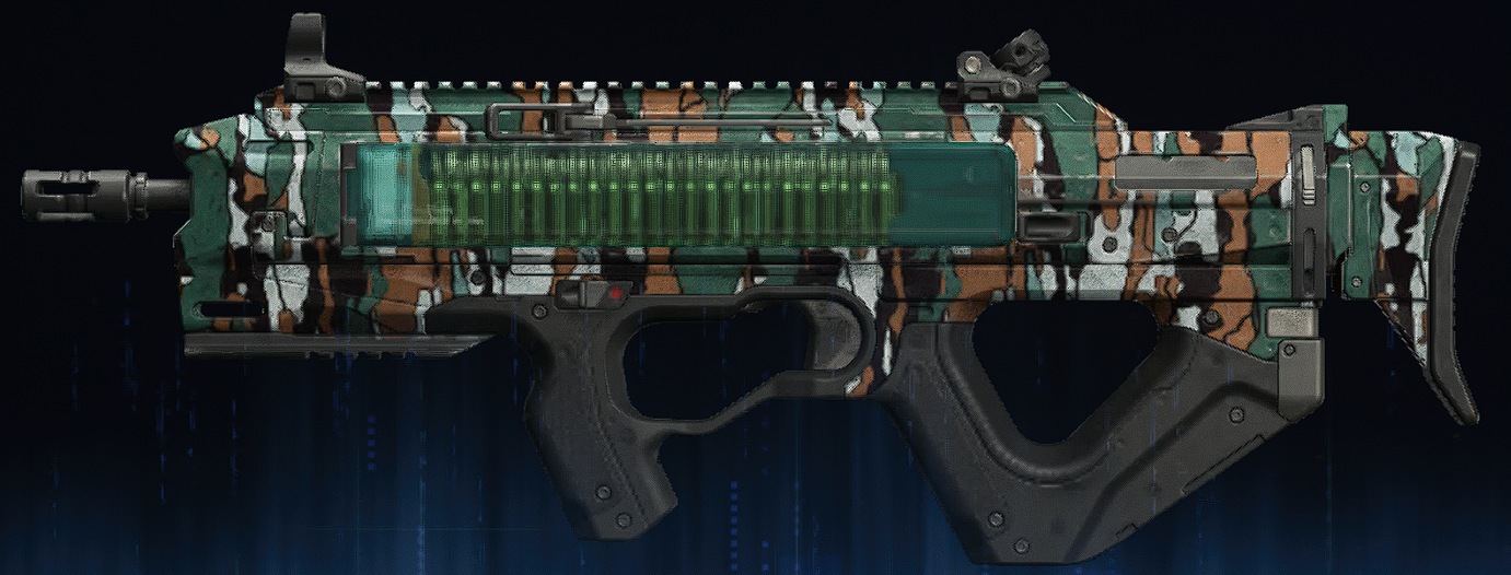 Rendu du camouflage Baumier sur Carbon 57
