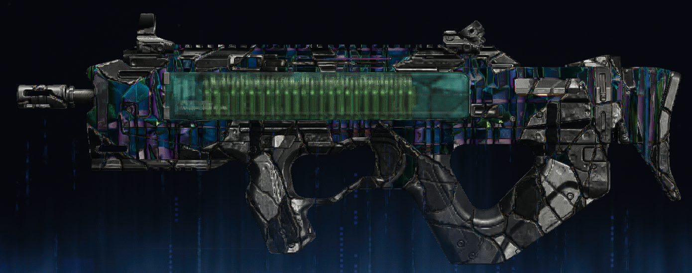 Rendu du camouflage Verre étoilé sur Carbon 57