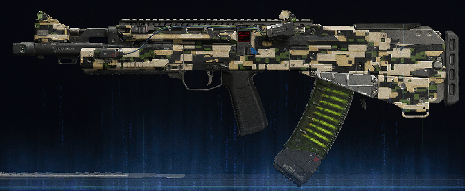 Rendu du camouflage Forêt numérique sur Voyak KT-3