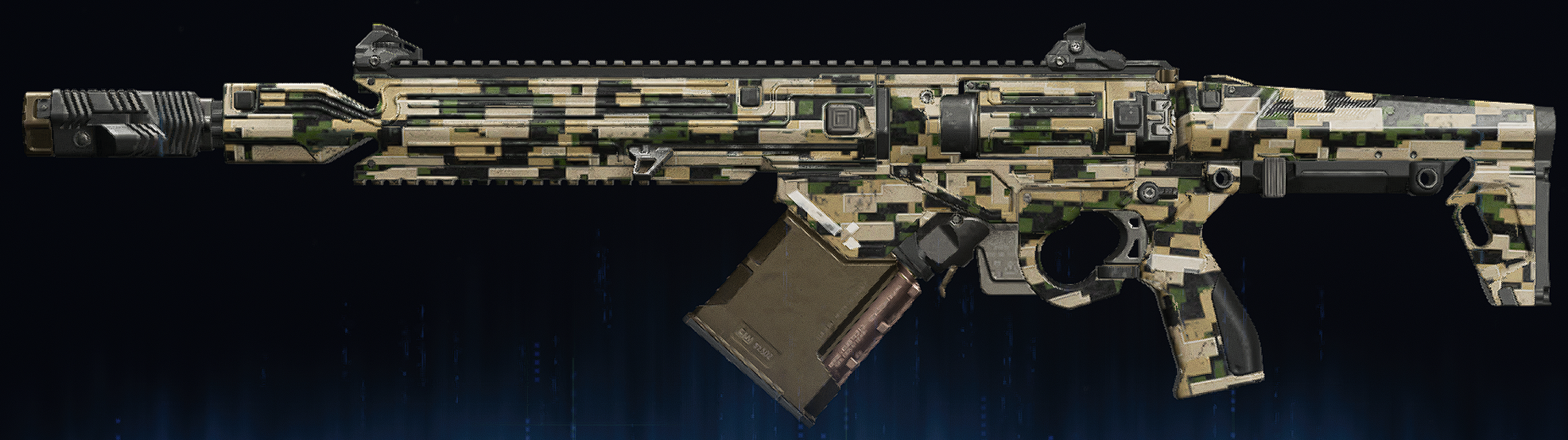Rendu du camouflage Forêt numérique sur EGRT-17