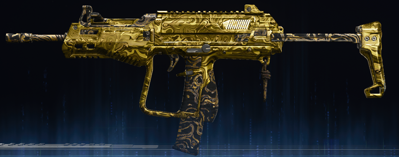 Rendu du camouflage Damas doré sur MPC-25
