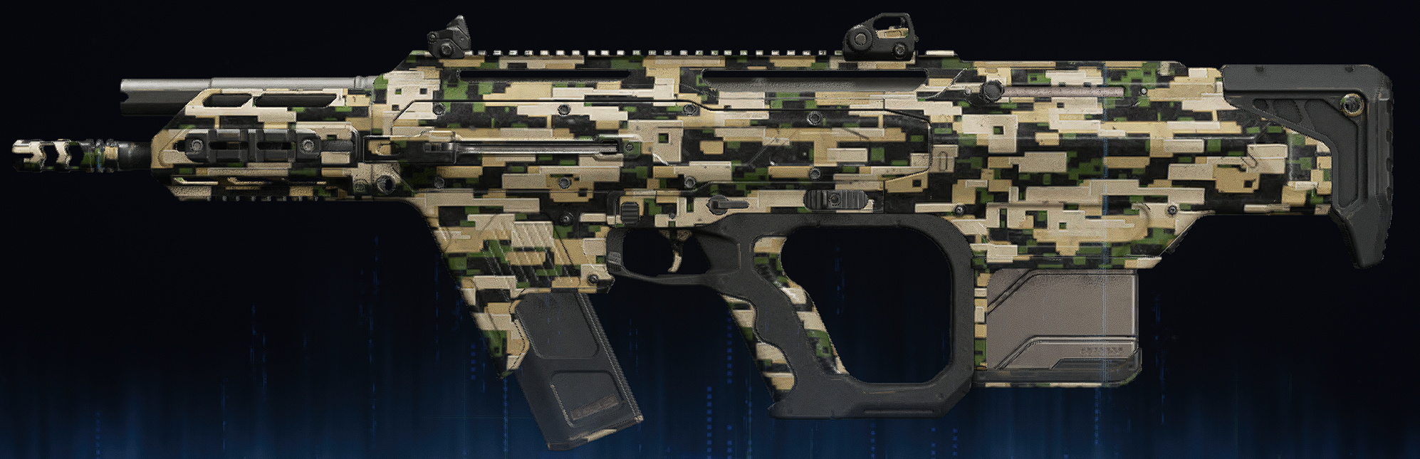 Rendu du camouflage Forêt numérique sur DS20 Mirage