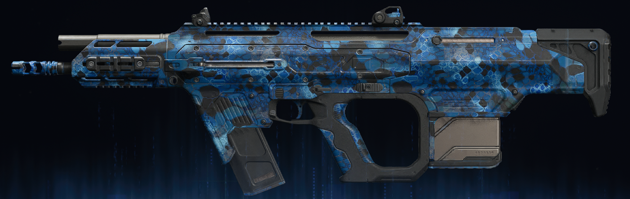 Rendu du camouflage Serpent saphir sur DS20 Mirage