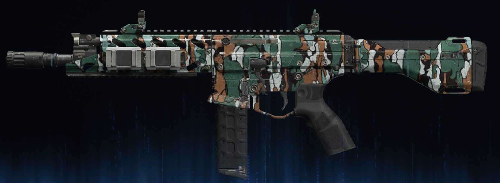 Rendu du camouflage Baumier sur Peacekeeper Mk1
