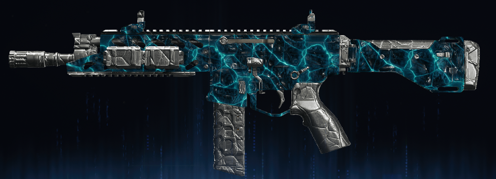Rendu du camouflage Zéro absolu sur Peacekeeper Mk1
