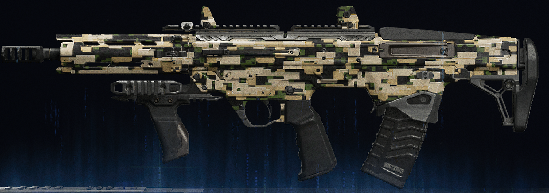 Rendu du camouflage Forêt numérique sur Maddox RFB