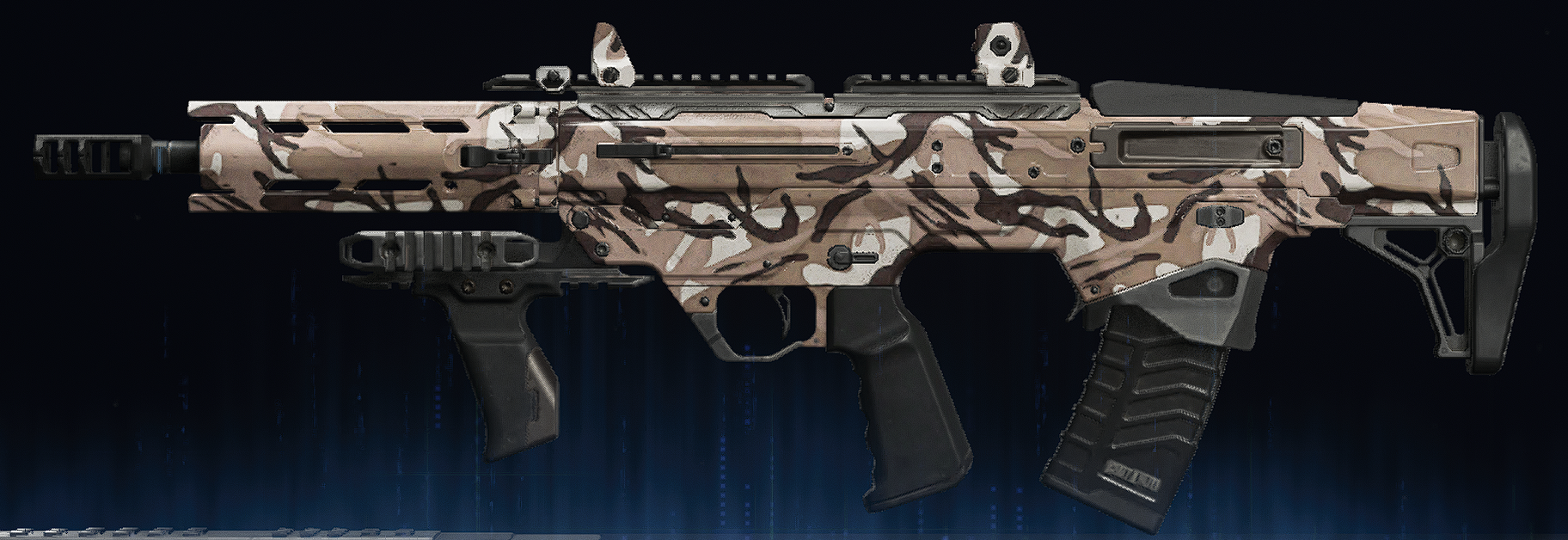 Rendu du camouflage Aride sur Maddox RFB